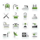 Hotel and motel icons - Vector icon Set