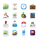 Business, Office and Finance Icons - Vector Icon Set