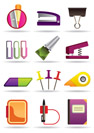 Office, school and education bookstore tools - vector illustration