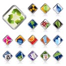 Realistic Icon - Ecology - Set for Web Applications - Vector