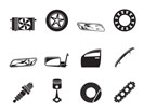 Silhouette Building and Construction Tools icons - Vector Icon Set