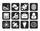 Silhouette Science and Research Icons - Vector Icon set