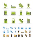 technology and Communications icons - vector icon set - 3 colors included