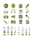 Music and sound icons -  Vector Icon Set