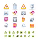 Web site and computer Icons - vector icon set