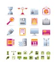 Business and office icons -  vector icon set