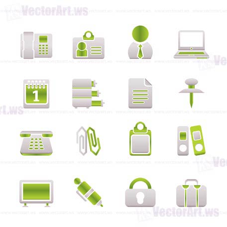 Business and Office icons - vector icon set