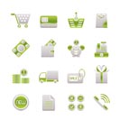 Online shop icons - vector icon set