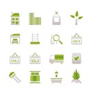 Real  Estate and building icons - Vector Icon Set