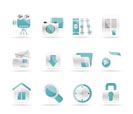 Computer and website icons - vector icon set