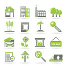 Real Estate and building icons - Vector Icon Set