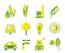Ecology, environment and nature icons - vector icon set