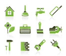 construction and do it yourself icons - vector icon set