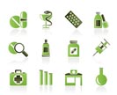 Pharmacy and Medical icons - vector icon set