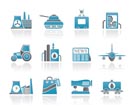 Business and industry icons - vector icon set