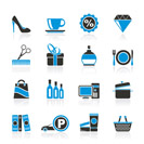 Shopping and mall icons - vector icon set