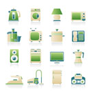 home equipment icons - vector icon set