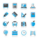 School and education icons - vector icon set