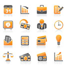 Business and office icons - vector icon set