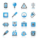 Bank and Finance Icons - Vector Icon Set