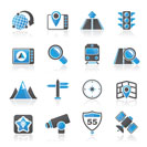 Map, navigation and Location Icons -vector icon set