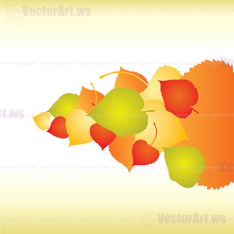 Abstract backgrounds with fall Leafs - vector illustration