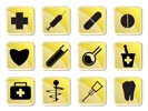 Medical and healtcare Icons - vector icon set